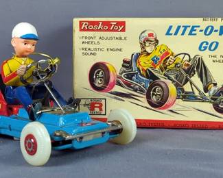 Rosko Toy Lite-O-Wheel Battery Operated Go Kart