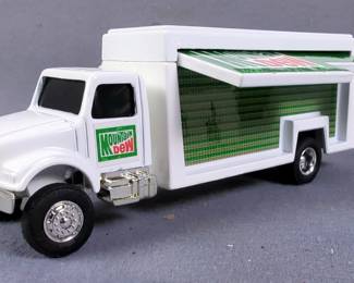 Collection of Ertl Diecast Delivery Vans and Trucks