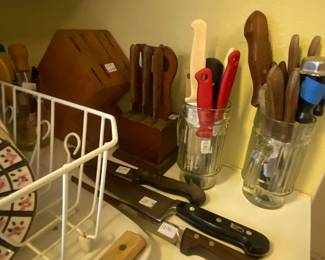 Knives including Henckels and others