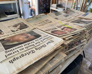 Over 50 years of newspapers, Dallas Morning News, Dallas Times Herald, New York Times and MORE