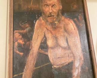 Original Artwork by Seth Camm, LEE Homeless Man