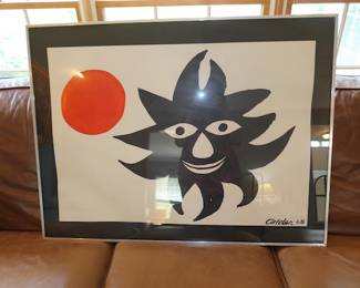 Signed Litho by Alexander Calder, 1968