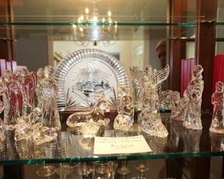Original Waterford 15 Piece Nativity Collection, some w/box
