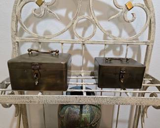 Sold Brass Handled Boxes