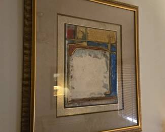 Framed Abstract Artwork