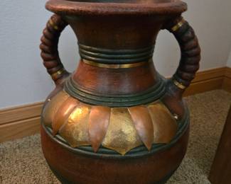 Pottery Double Handle Vase