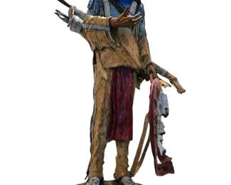 Marie Barbera "Spotted Tail" Large Native American Bronze Sculpture (Very Limited! Only 30 Ever Made!)