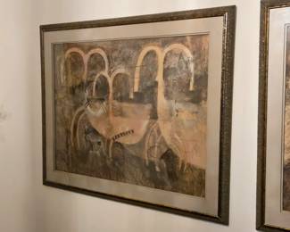 Vance A. Larson Signed And Framed Giclee