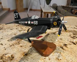 Pacific Aircraft Wooden Handmade Airplane Model