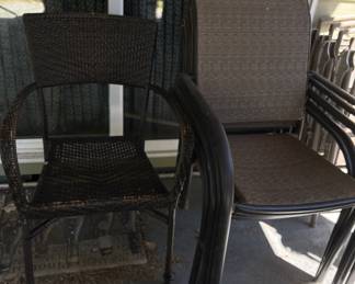 Outdoor patio chairs