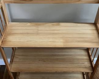 Small wooden bookshelf