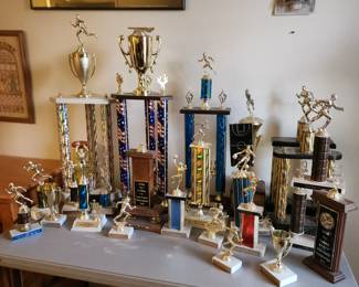 Carl Riney Track Awards from Thunderbird High School