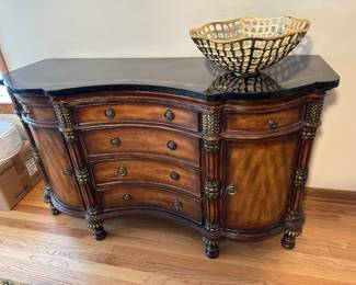 Marble topped console