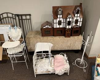 Dollhouse and furniture.....