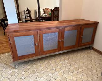 Pottery Barn media cabinet