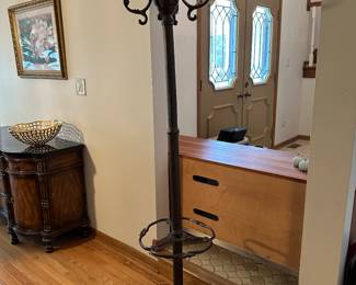 Cast iron coat rack