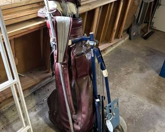 Vintage golf clubs