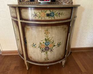 Painted accent cabinet