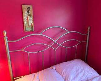 Full size metal headboard