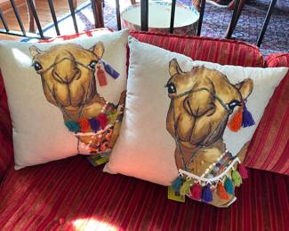 Camel accent pillows!