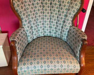 Upholstered armchair