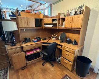 Desk and office supplies