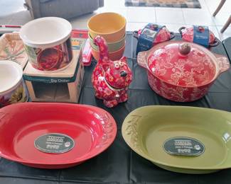 Various Pottery Dishes
