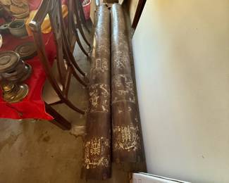 Vintage Rosewood with mother-of-pearl inlay columns. Qty: 2 Asking $800/pair