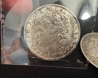 Scarce 1881 CC Morgan Silver Dollar