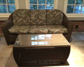 Indoor/Outdoor sofa and coffee table