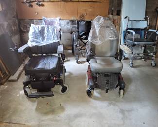4 riding wheelchairs