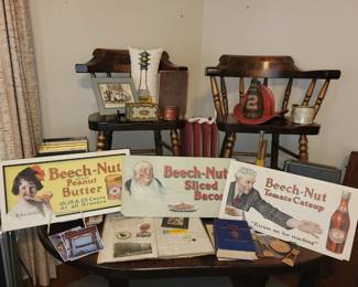 Early Beech Nut and Canajoharie Collectables
