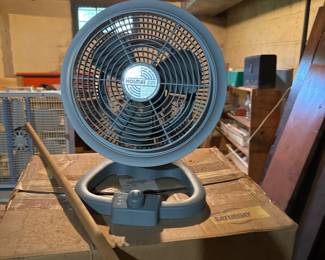 oscillating power fan