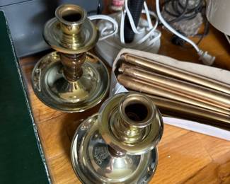 Brass Candlestick Holders