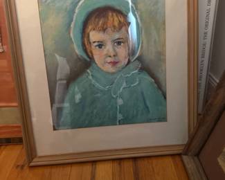 Oil Painting Portrait of Child