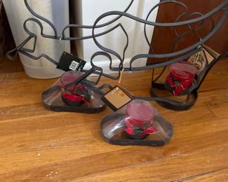 Iron Angels Votive Holders