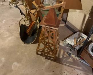 wooden windmill
