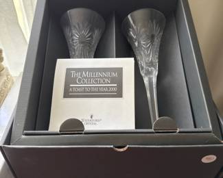 Waterford Crystal The Millennium Collection Toasting Flutes