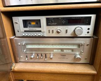 Technics Stereo Cassette Deck & Technics FM/AM Stereo Tuner