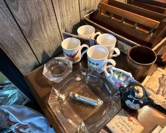 crystal Ashtrays