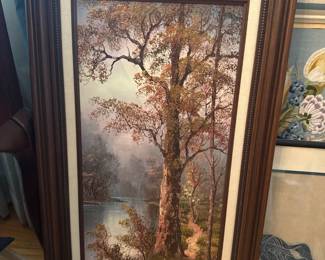 Autumn Landscape Oil Painting by Irene Cafieri