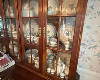 cherry china cabinet
