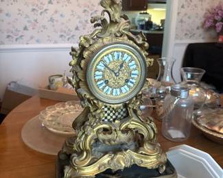 Bronze Mantle Clock