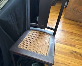 Solid Wood Caned Chair