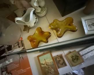 Blenko Amoeba Dish