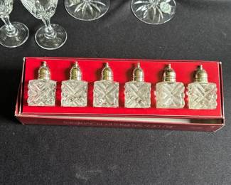Crystal Salt & Pepper Shakers