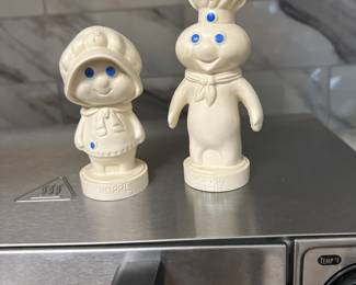 Poppin Fresh and Poppie Vintage Salt and Pepper Shakers