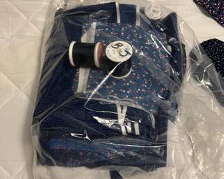 Unfinished quilt with heart pattern