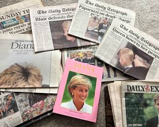 Princess Diana news Papers