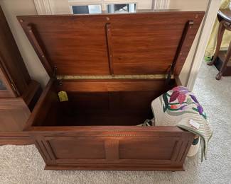 Wood Blanket Chest